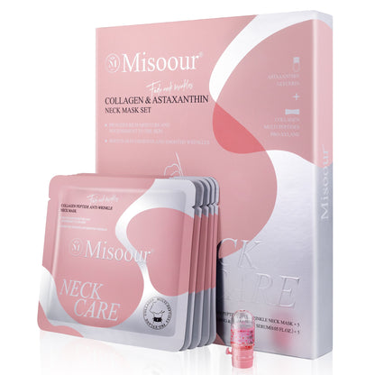 LS | Misoour Halsmasker Set: Collageen Peptide Anti-Rimpel Halsmasker