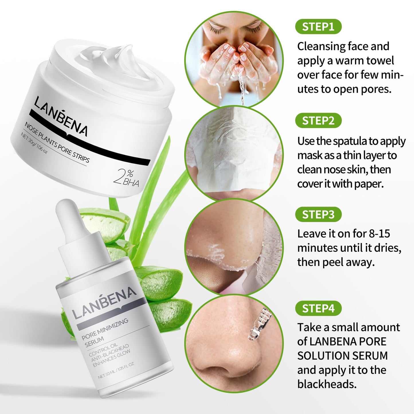 LS | Neus plant porie strips